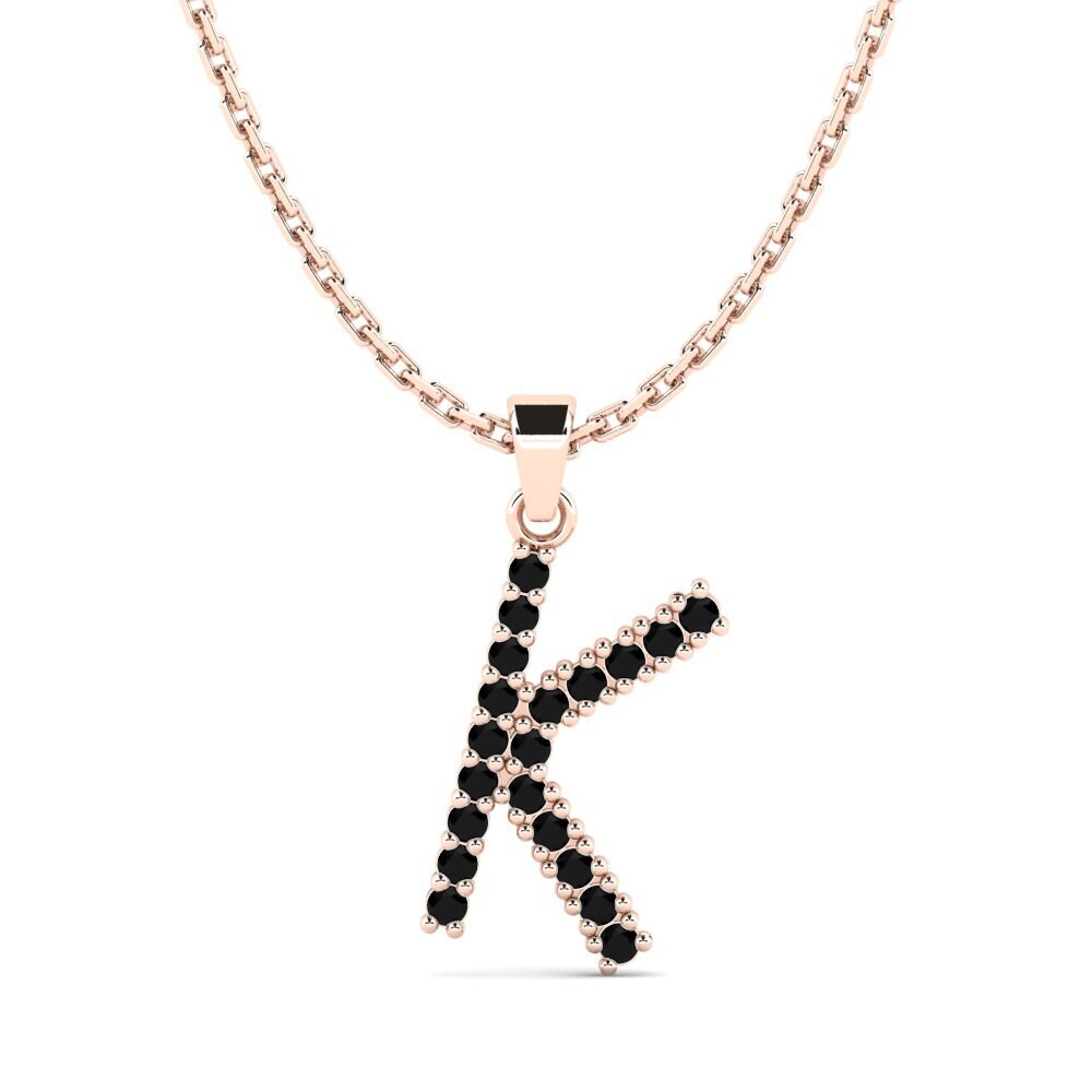 Schwarzer Onyx SYLVIE Anhänger Mabuhay - K