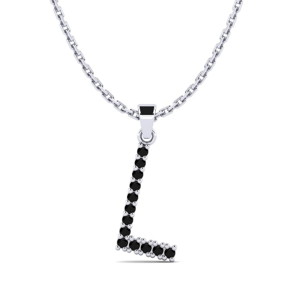 Schwarzer Diamant SYLVIE Anhänger Mabuhay - L