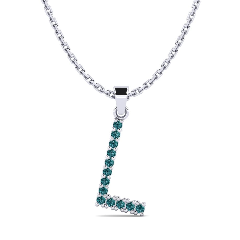 Blauer Diamant SYLVIE Anhänger Mabuhay - L