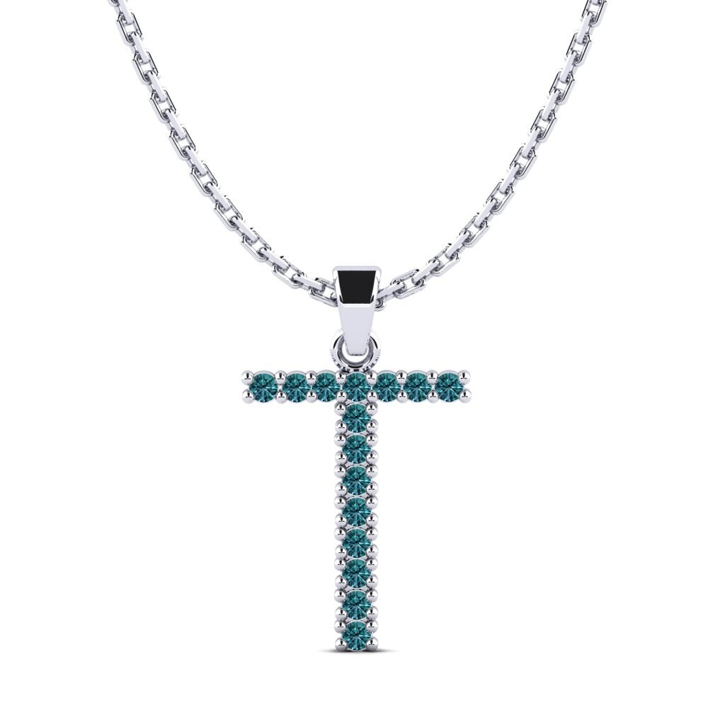 Blauer Diamant SYLVIE Anhänger Mabuhay - T