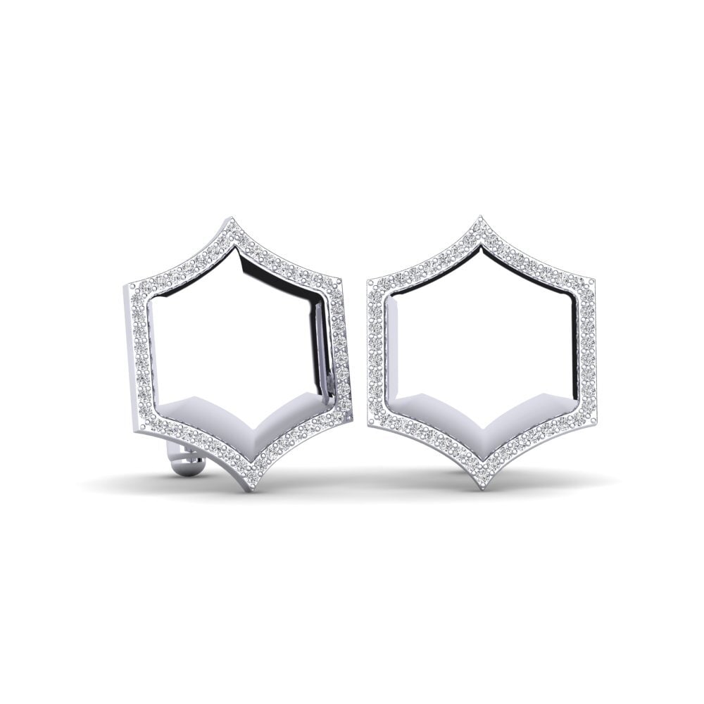 Rund Laboratorieskabt diamant Manchetknap Machoke
