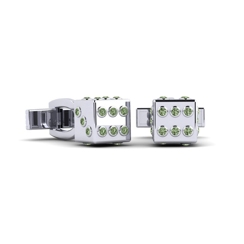 Green Diamond Cufflink Machop