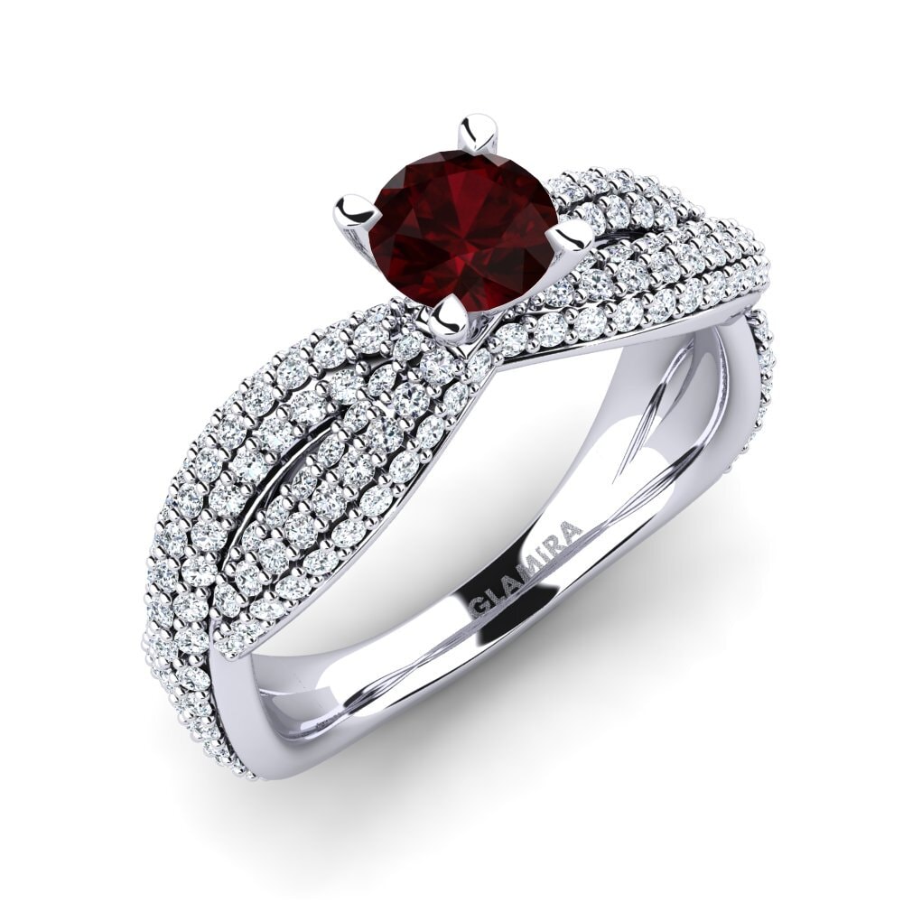 Garnet Engagement Ring Mackenzie
