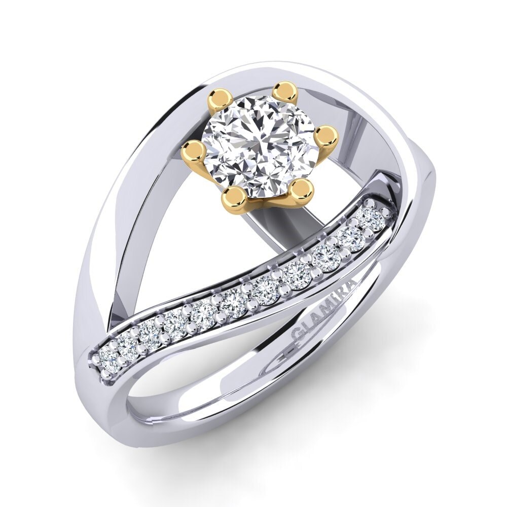 Anello Uomo Diamante Creato In Laboratorio 3.50 Ct - Oro Giallo 14k, Fidanzamento/Matrimonio