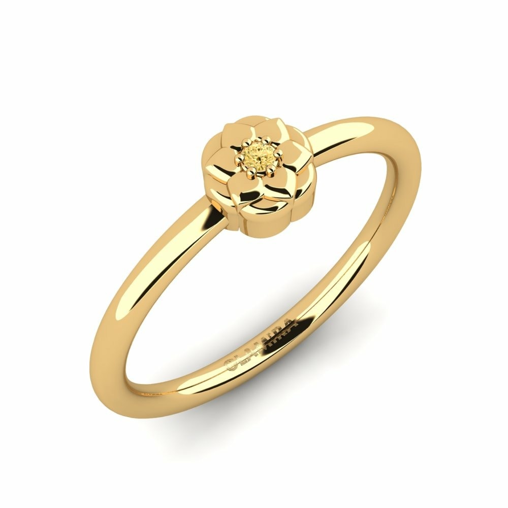 黃色鑽石 戒指 Madero