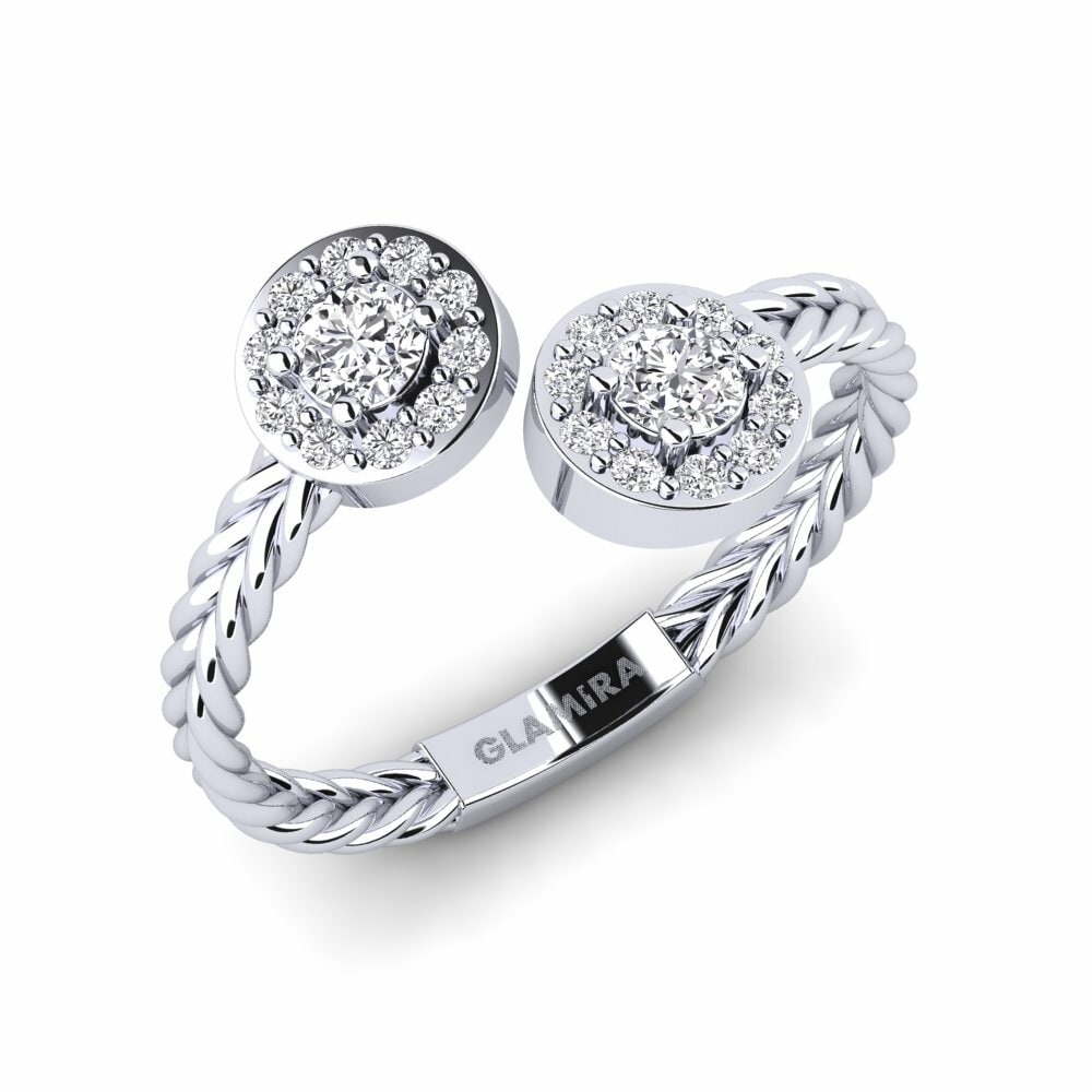 Platino 950 Anillo de compromiso Madhu