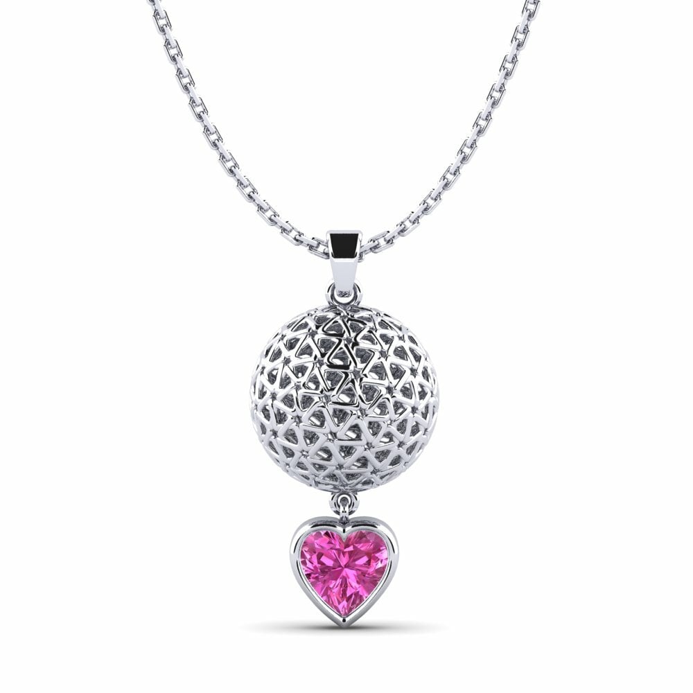 Pink Topaz Women's Pendant Maeing