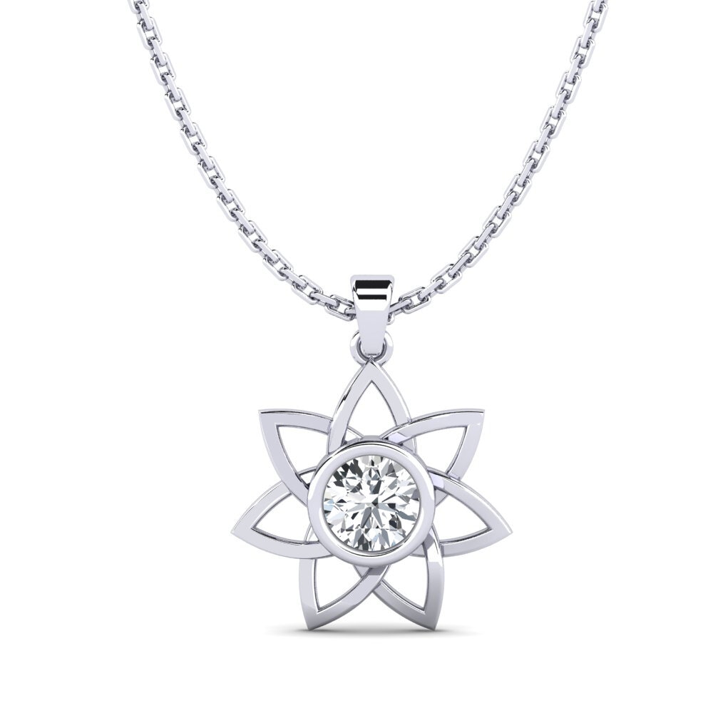 White Zircon Women's Pendant Maenenn