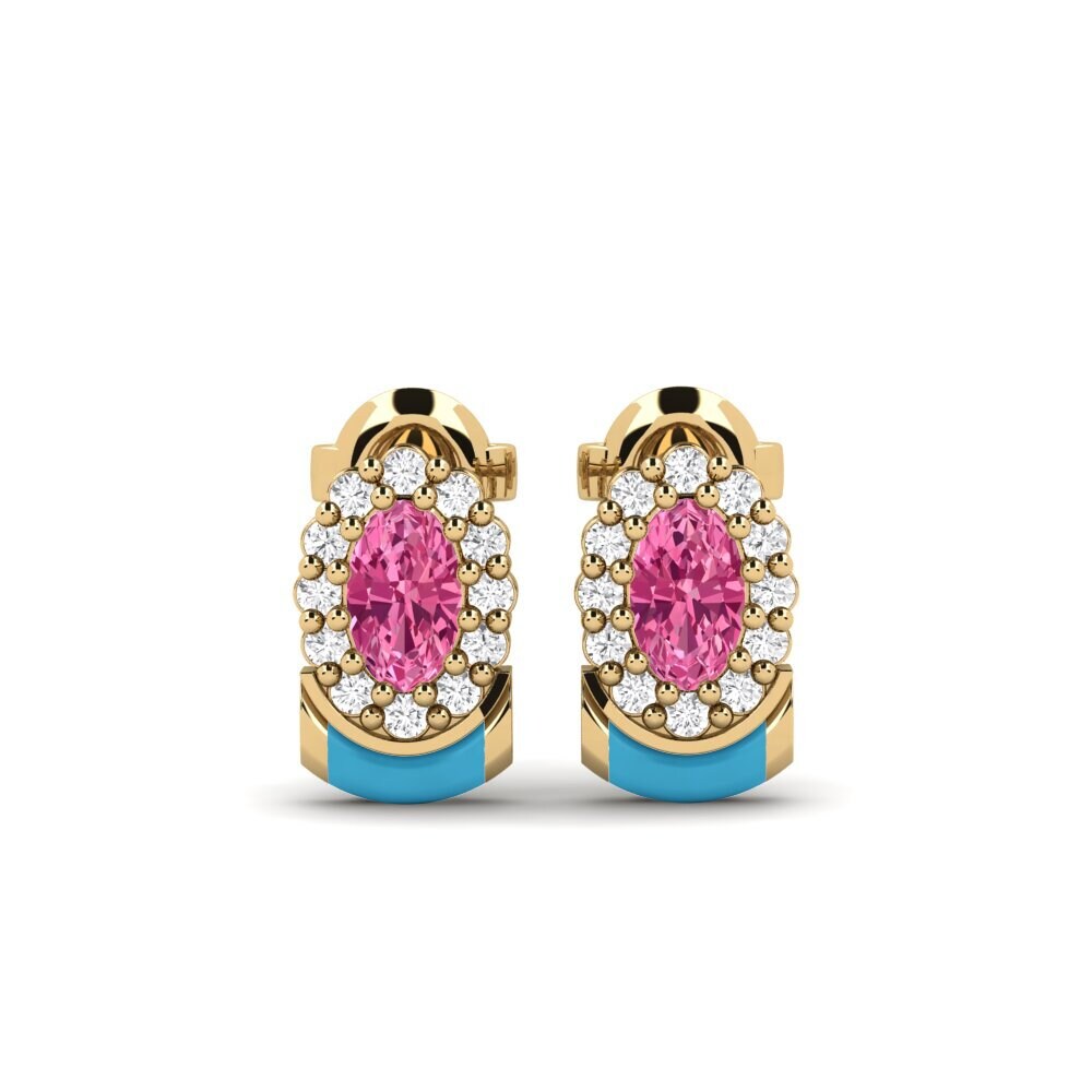 Pink Tourmaline Women's Earring Mafaro