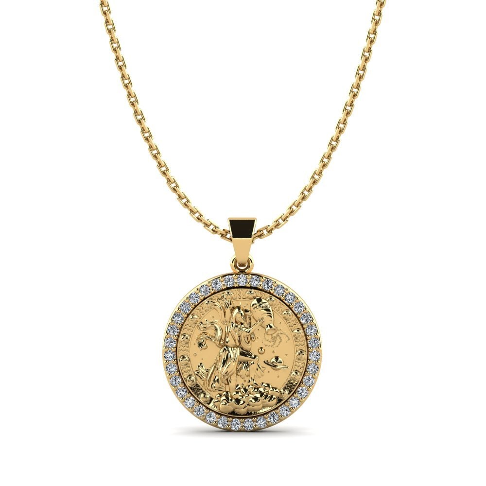 Zirconia Women's Pendant Magdalene - Aquarius
