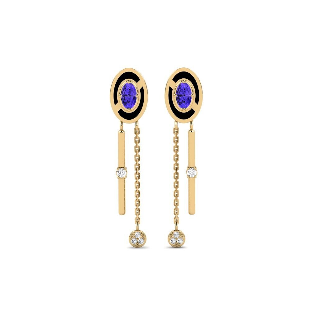 Tanzanite Women's Earring Maggio