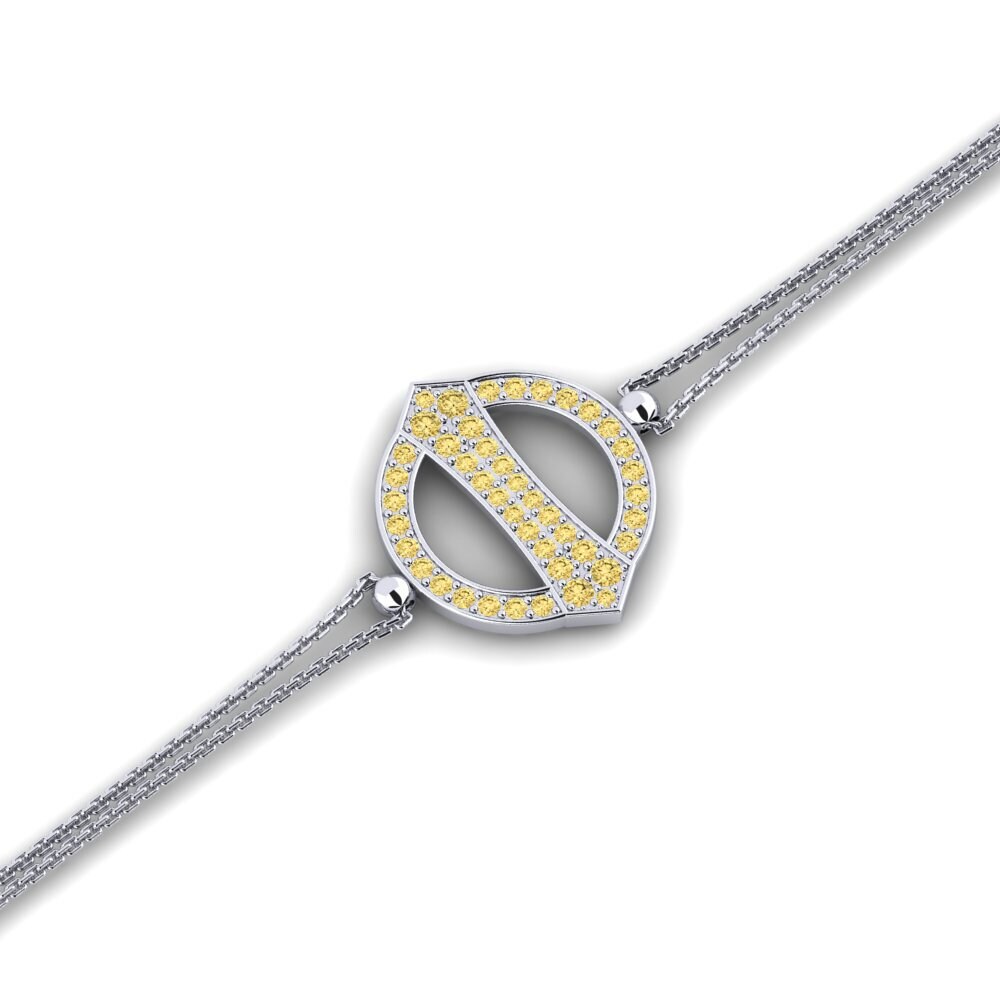 Diamante Amarillo Pulsera de Mujer Magique