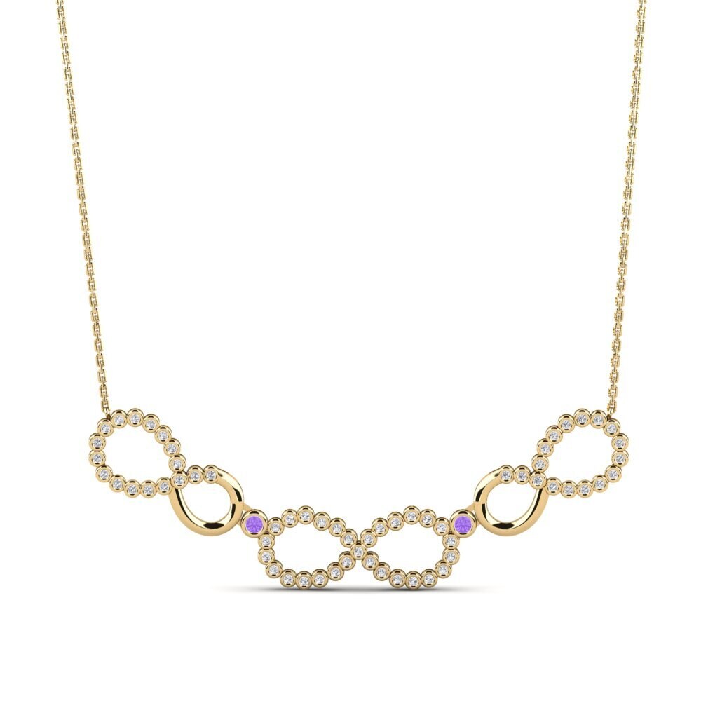 Amethyst Women's Necklace Magkita