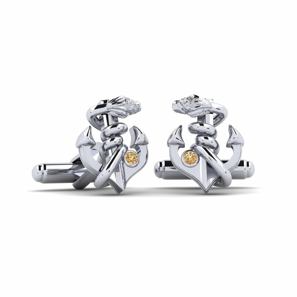 Brown Diamond Cufflink Magneton