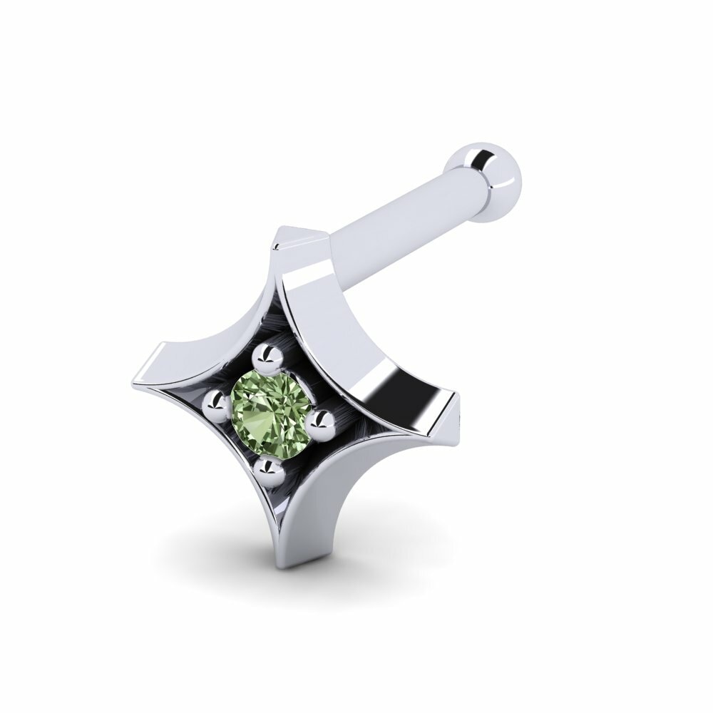 Groene Diamant Neus Pin Magot