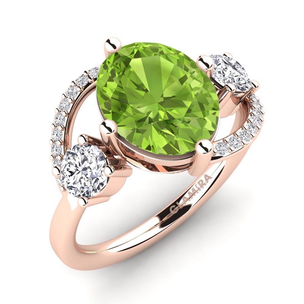 Peridot Engagement Ring Magriet
