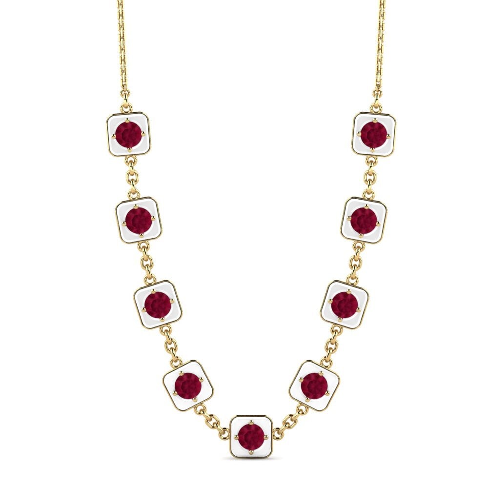 Ruby Women's Necklace Mahal