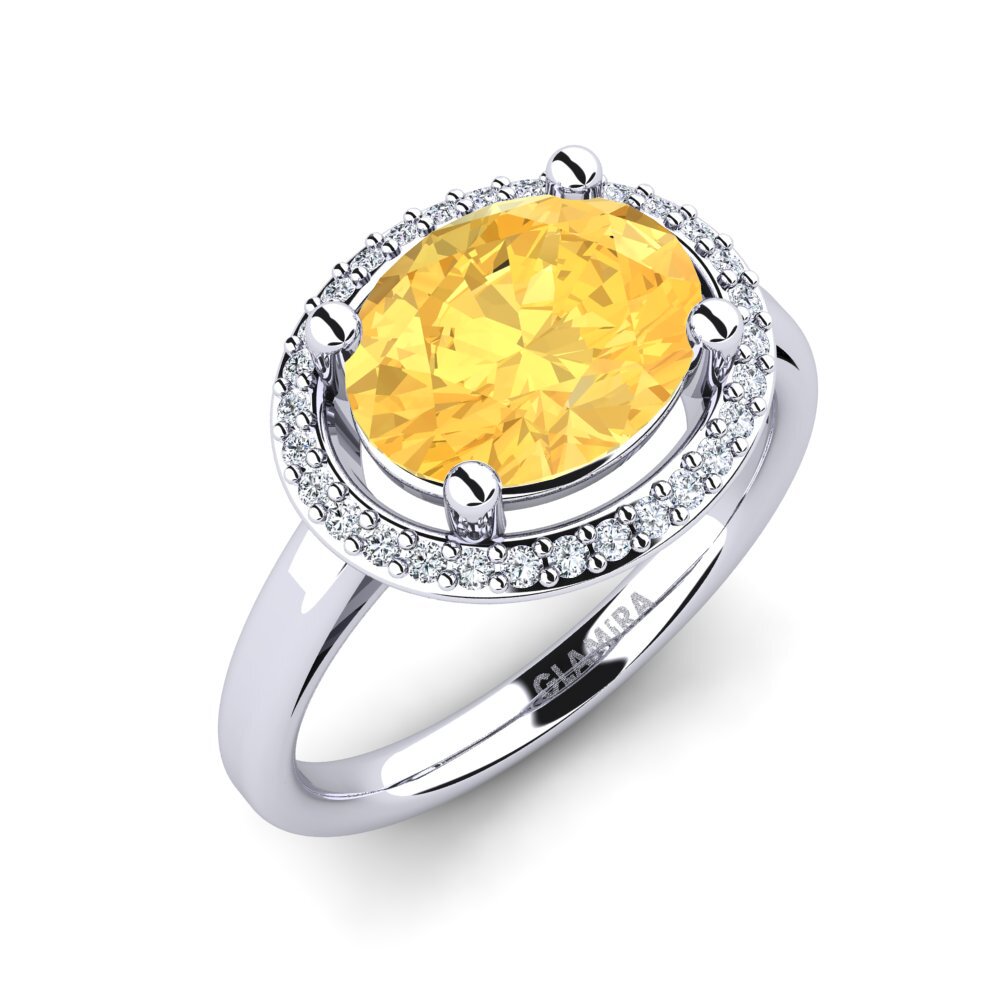 Citrine Engagement Ring Mahdise