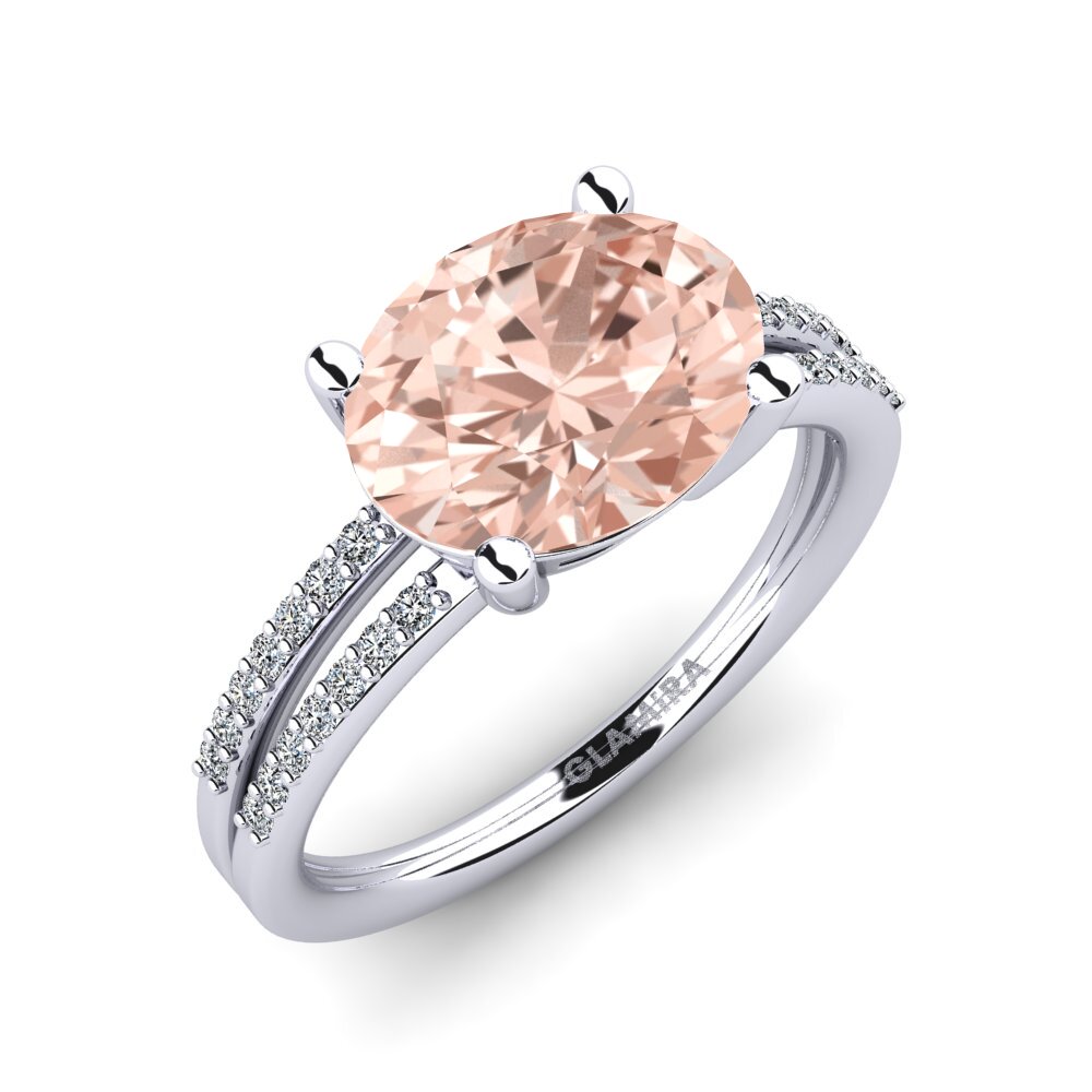 Morganite Engagement Ring Mahniya