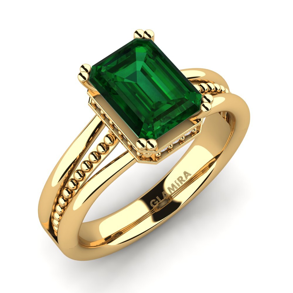 Tsavorite Engagement Ring Maine