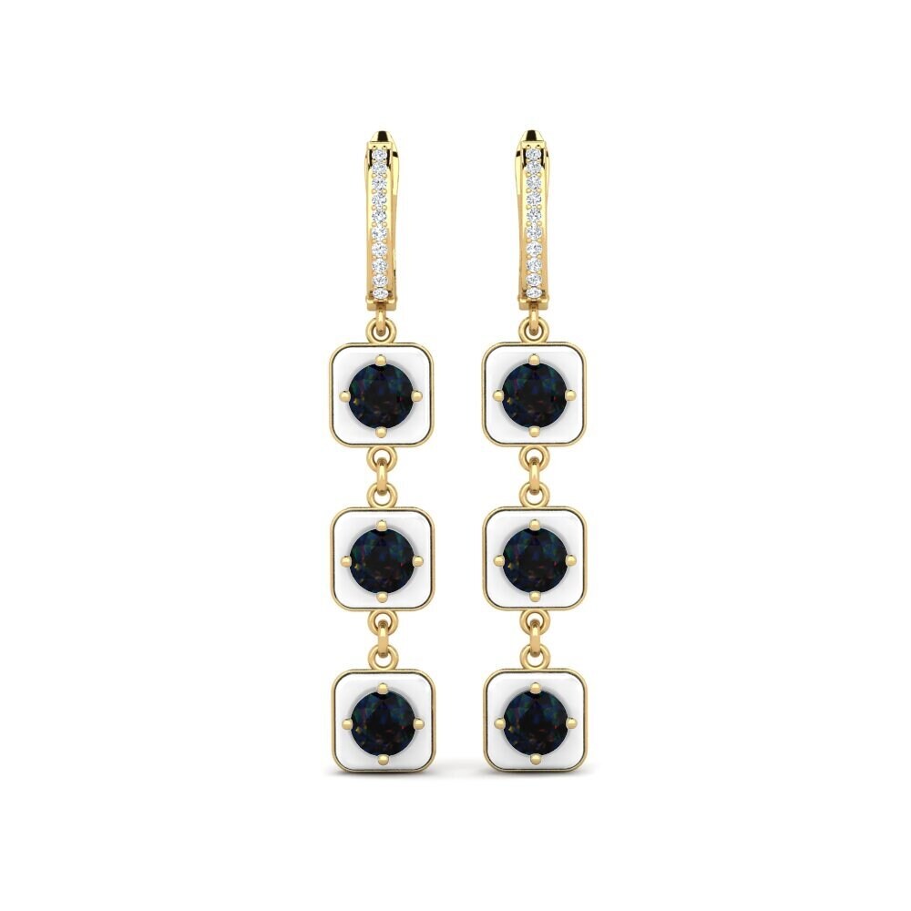 Black Opal Women's Earring Mairy