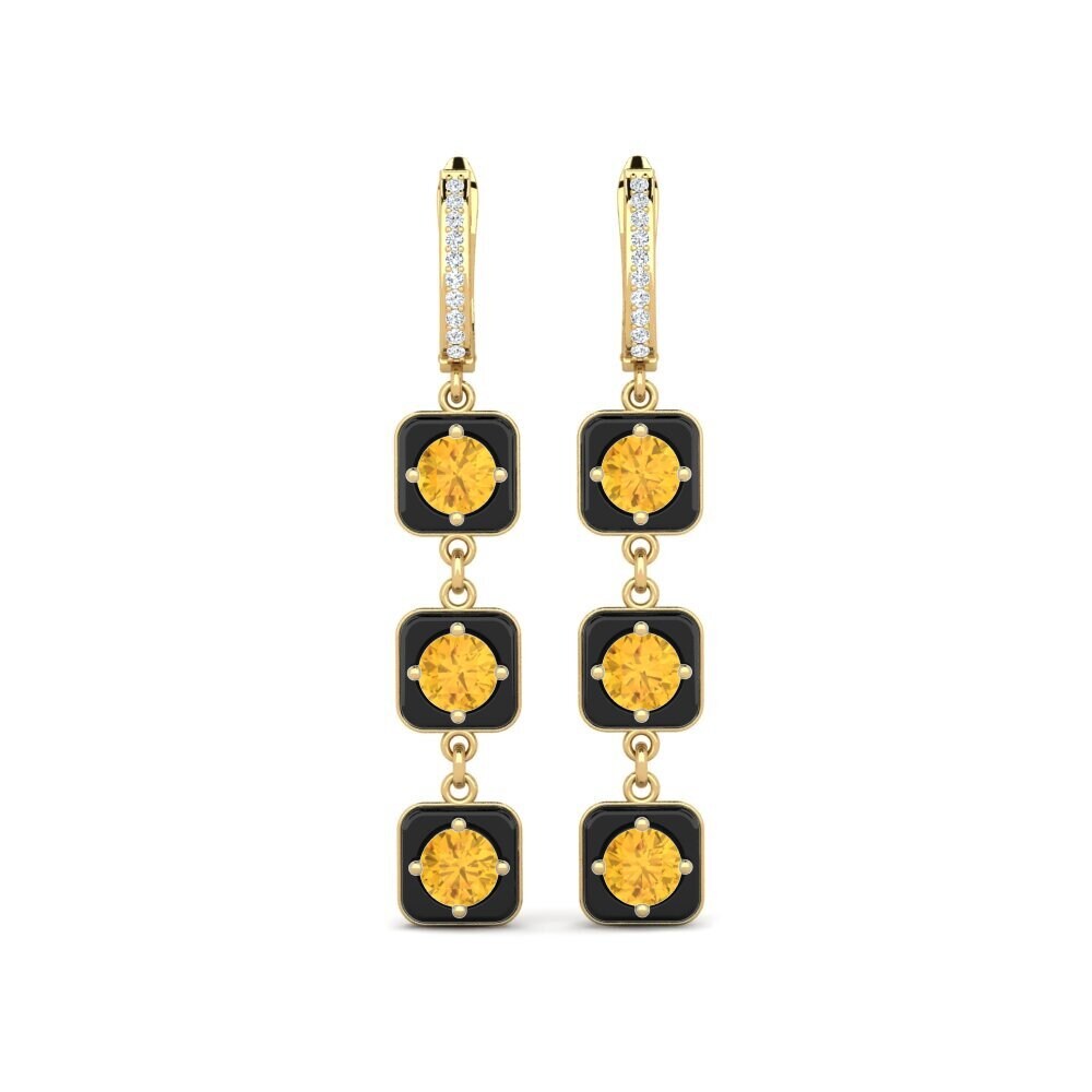 Citrine Women's Earring Mairy