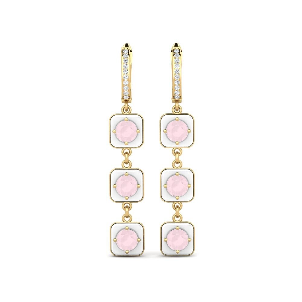 Rose Quartz Women's Earring Mairy