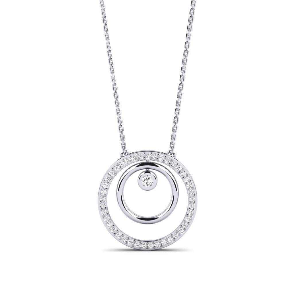 White sapphire Women's Necklace Mais