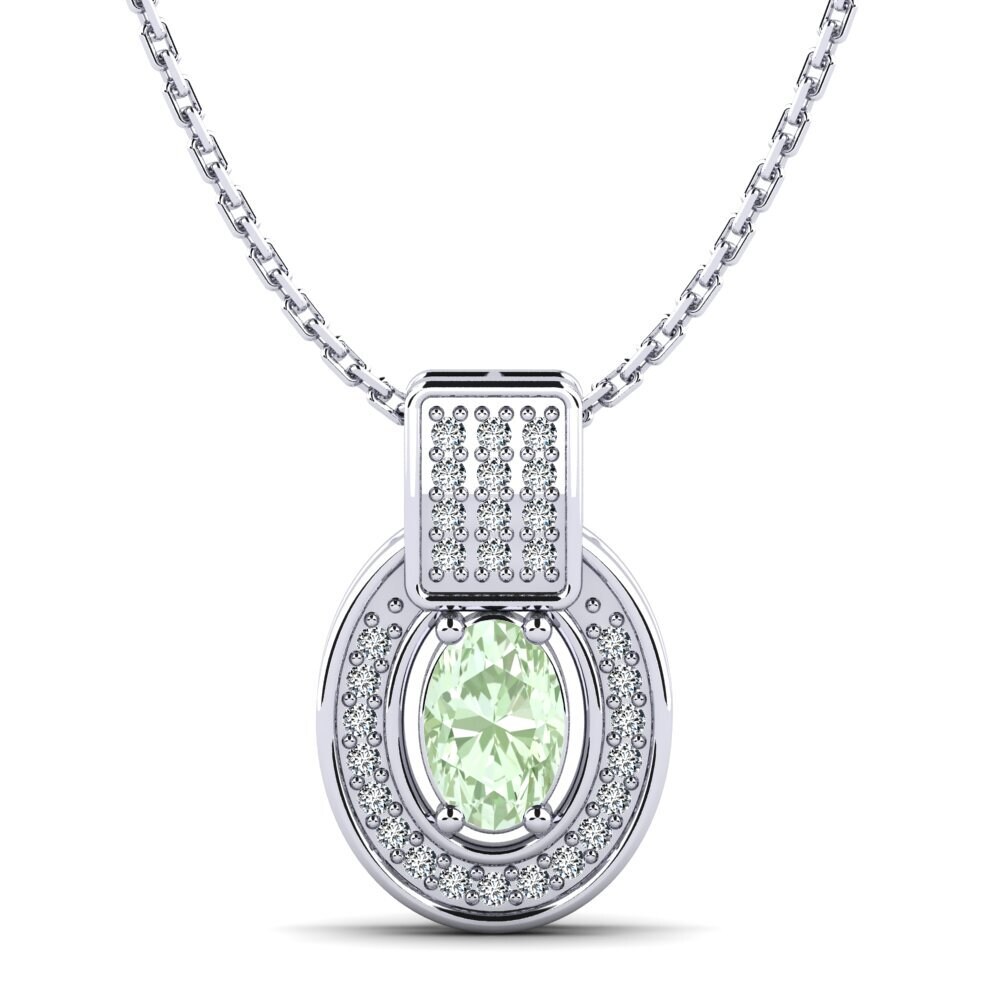 Green Amethyst Women's Pendant Majda