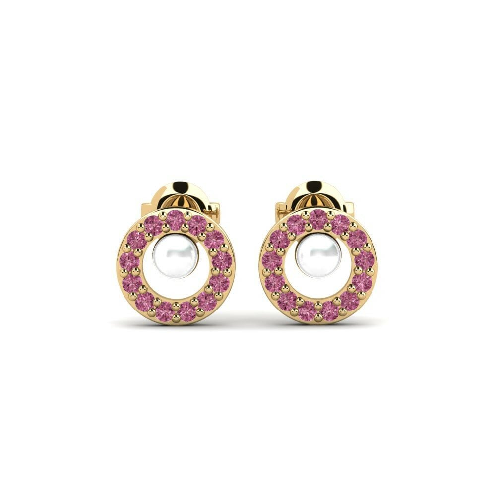 Boucle d'oreille femme Makea Grenat de Rhodolite