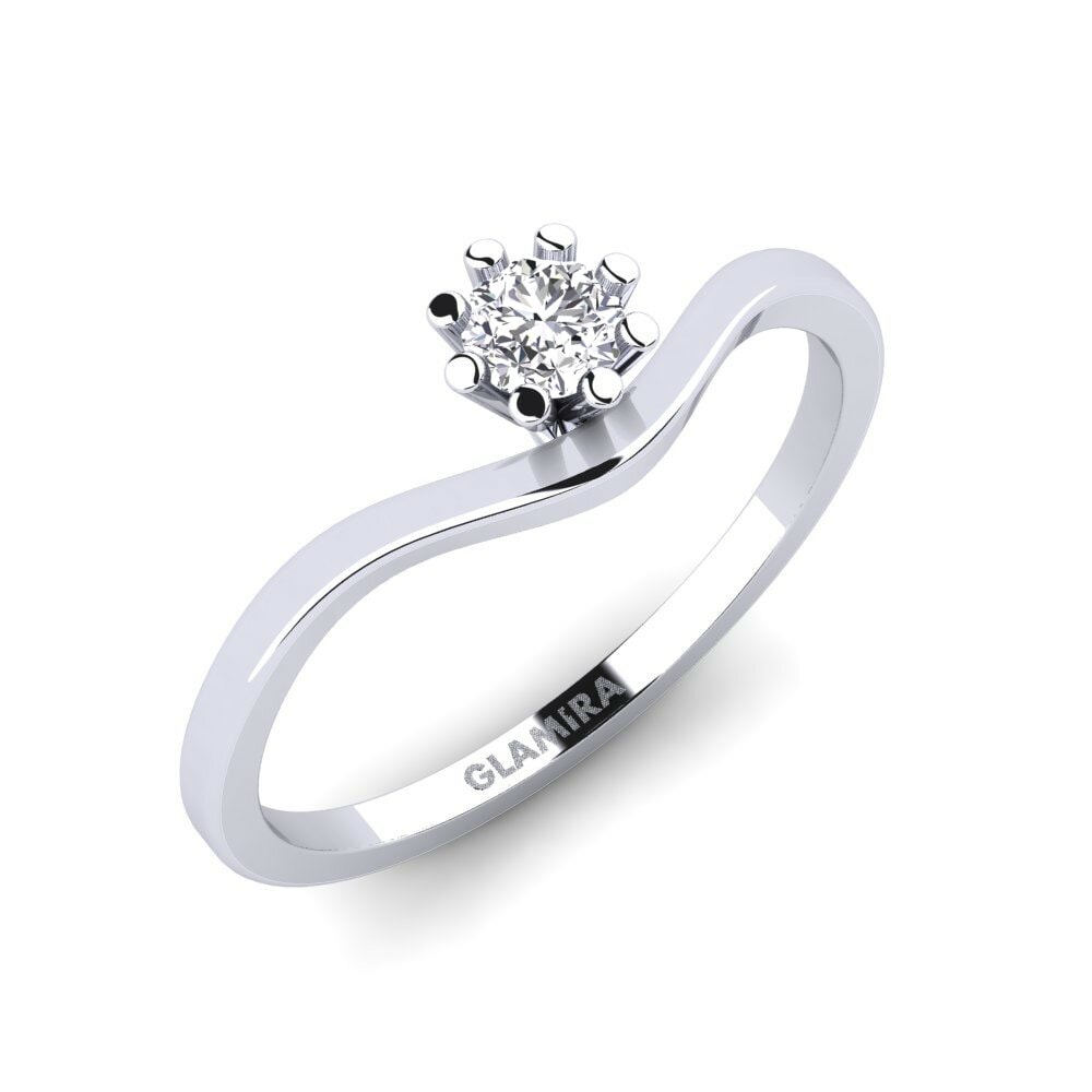 Moissanite Anello di fidanzamento Makronissos