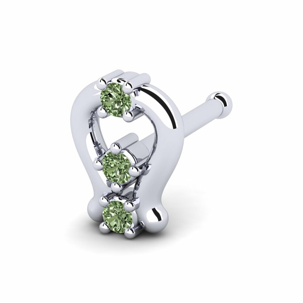 Groene Diamant Neus Pin Maladroit