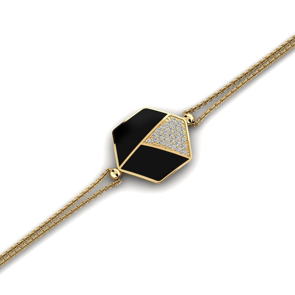 18K Yellow Gold Bracelet Malaxage