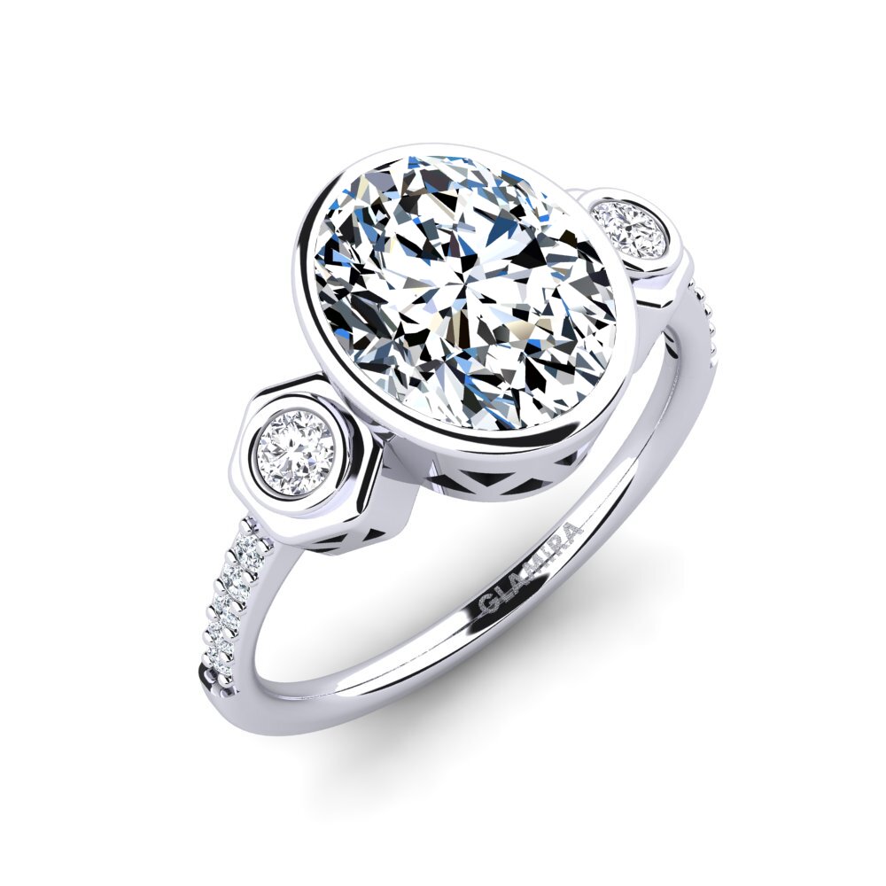 Zirconia Engagement Ring Malikka