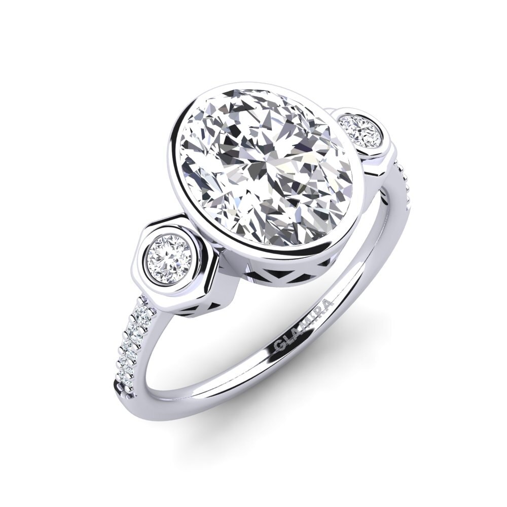 Lab Grown Diamond Engagement Ring Malikka