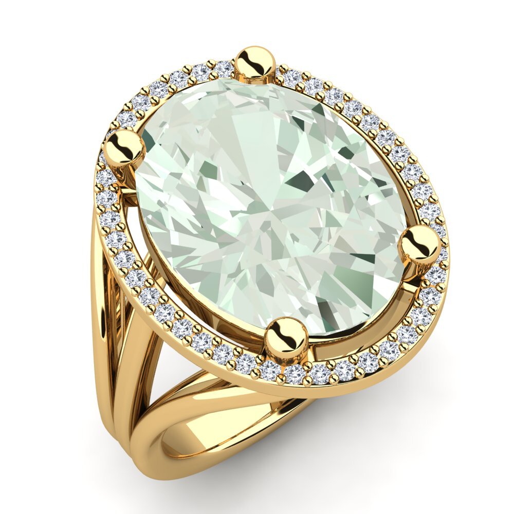 Green Amethyst Ring Malison