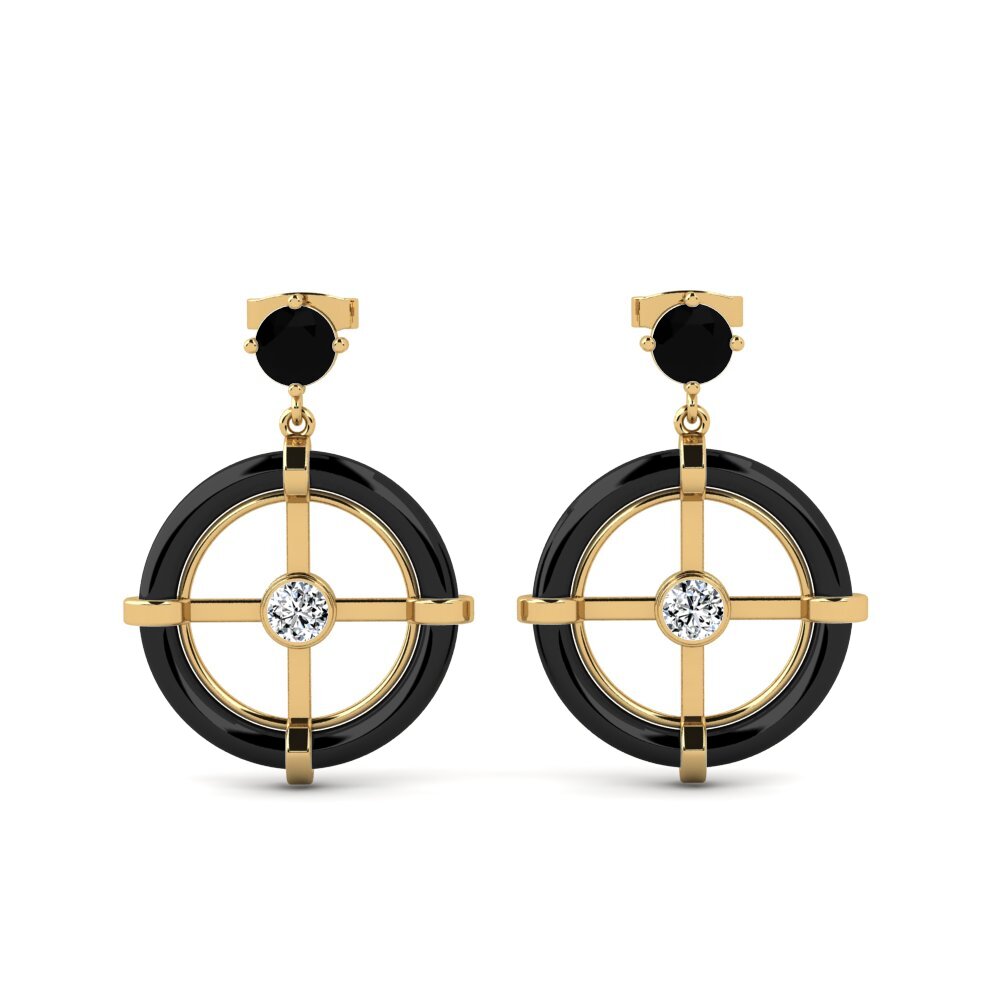 Black Onyx Women's Earring Mallon