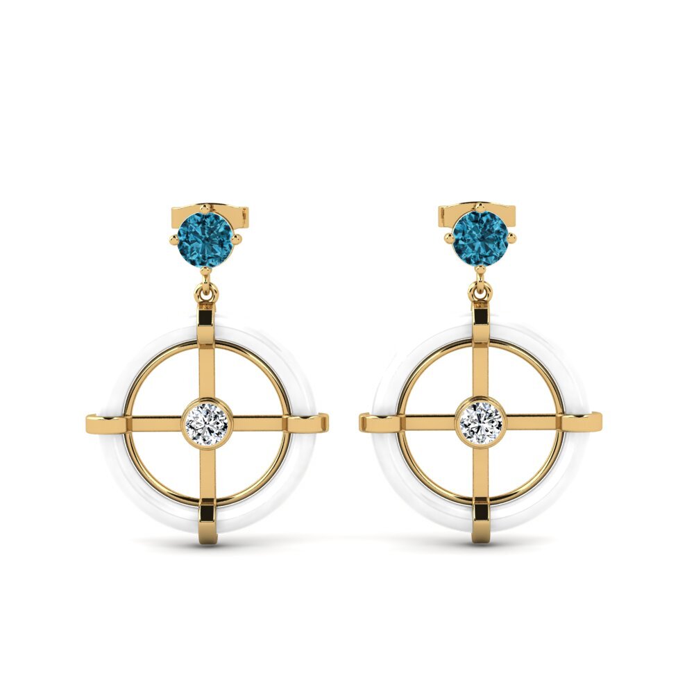 Blue Zircon Women's Earring Mallon