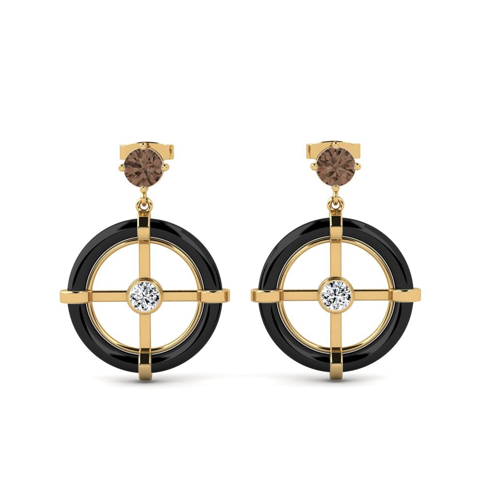 Smoky Quartz Women's Earring Mallon