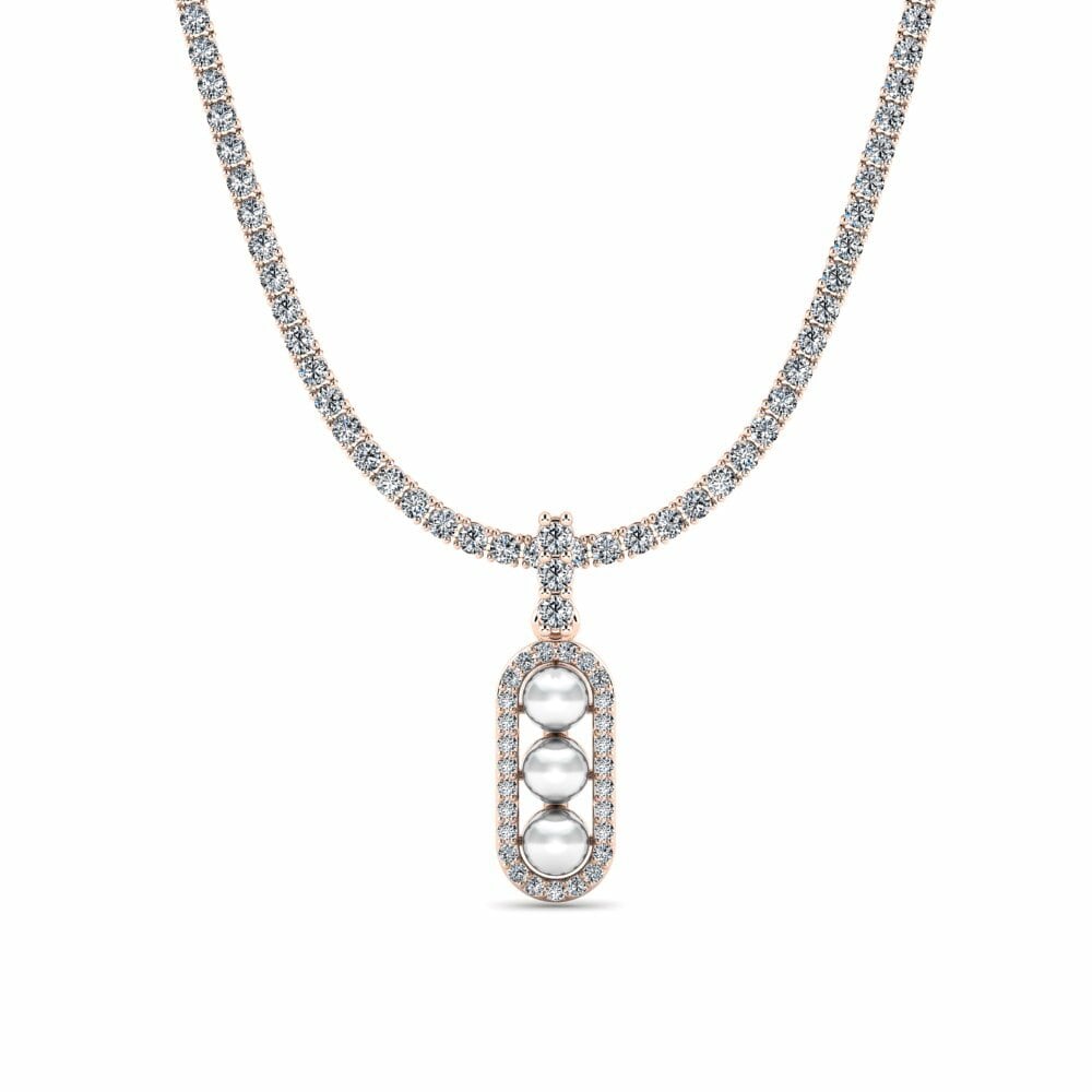 14ct Rose Gold Tennis Maltiwaw