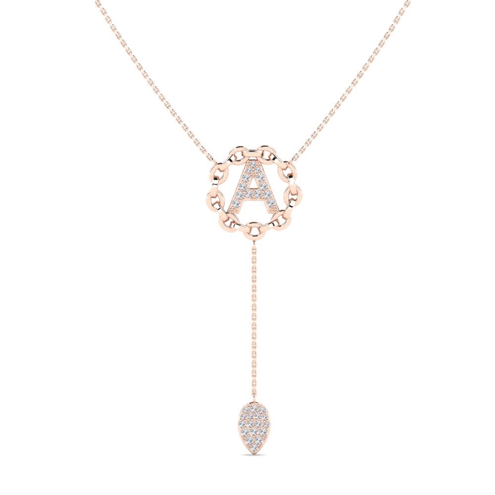 Collier pour femme Maluwa - A Or rose 585