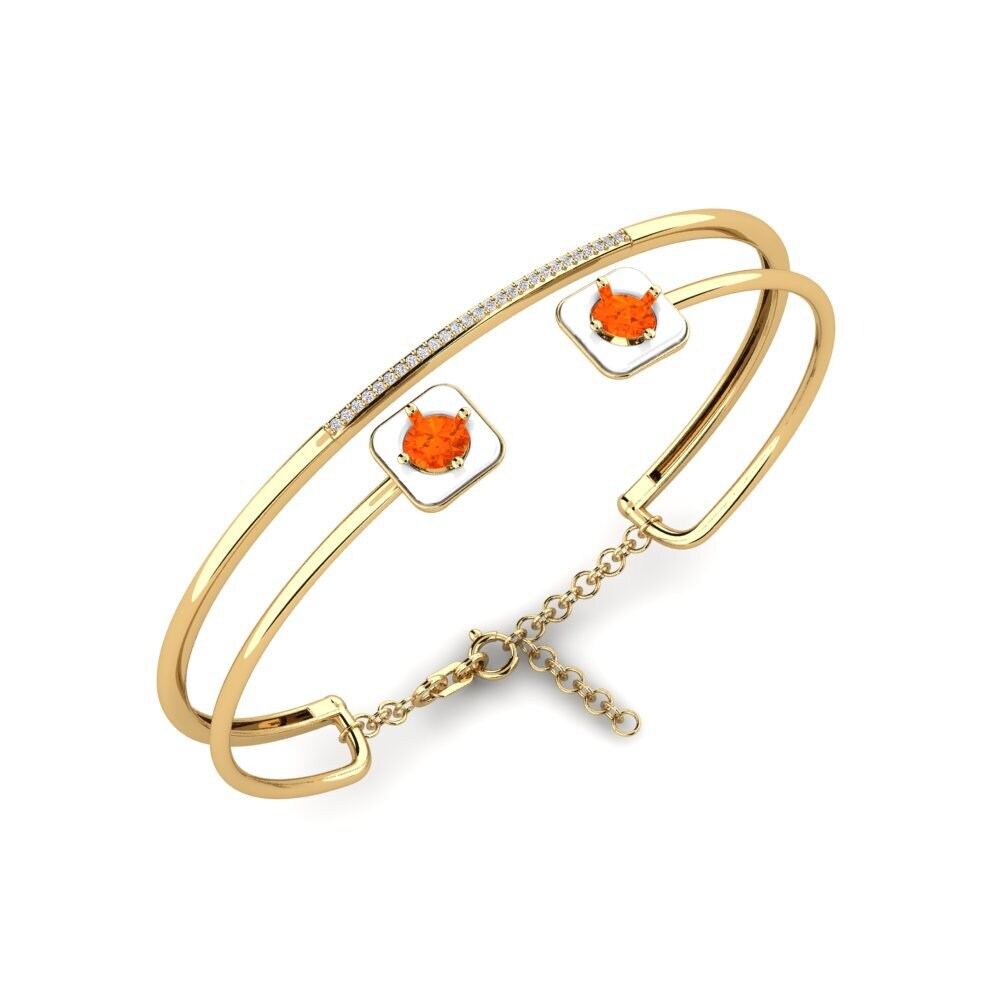Fire Opal Women's Bracelet Mamira