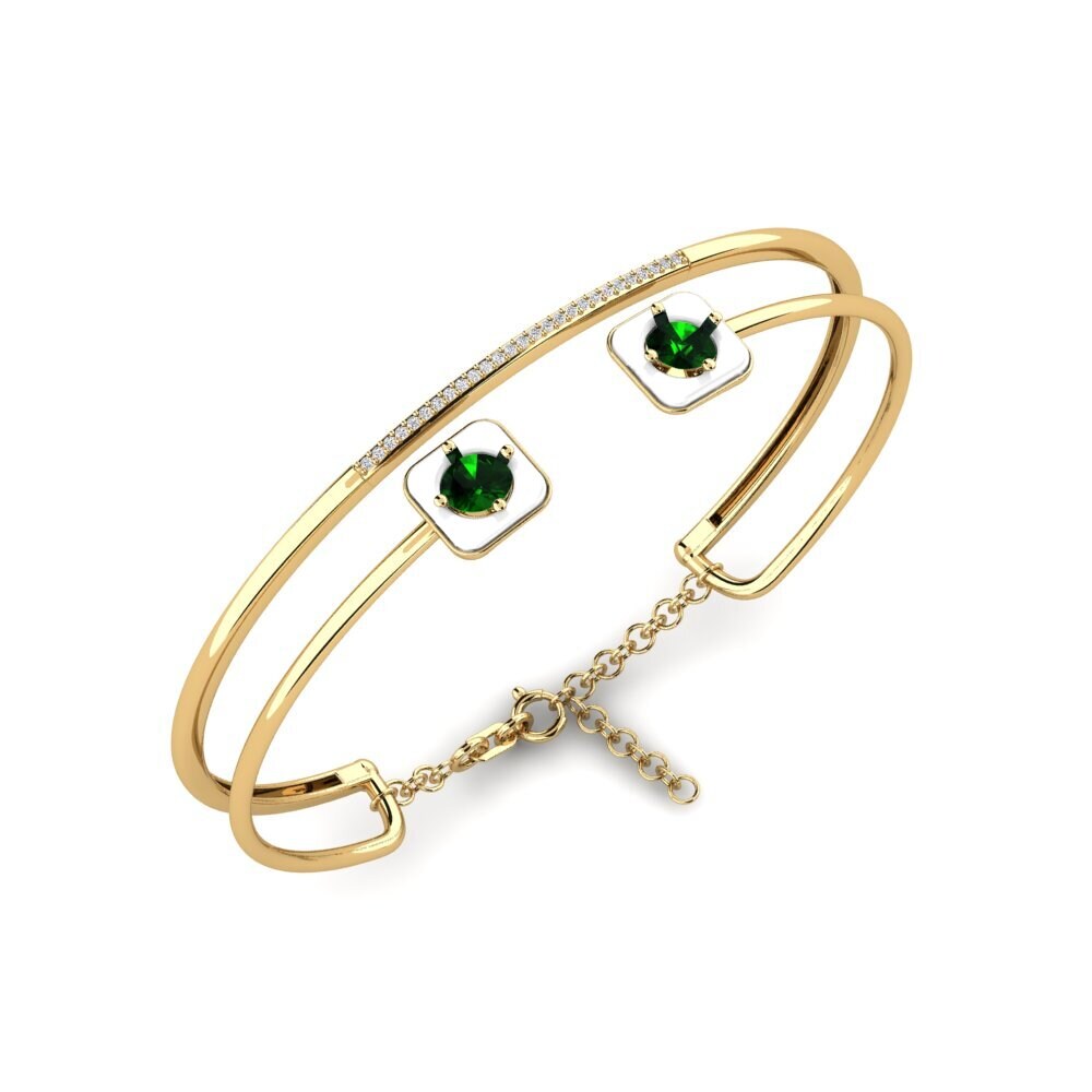 Green Tourmaline Women's Bracelet Mamira