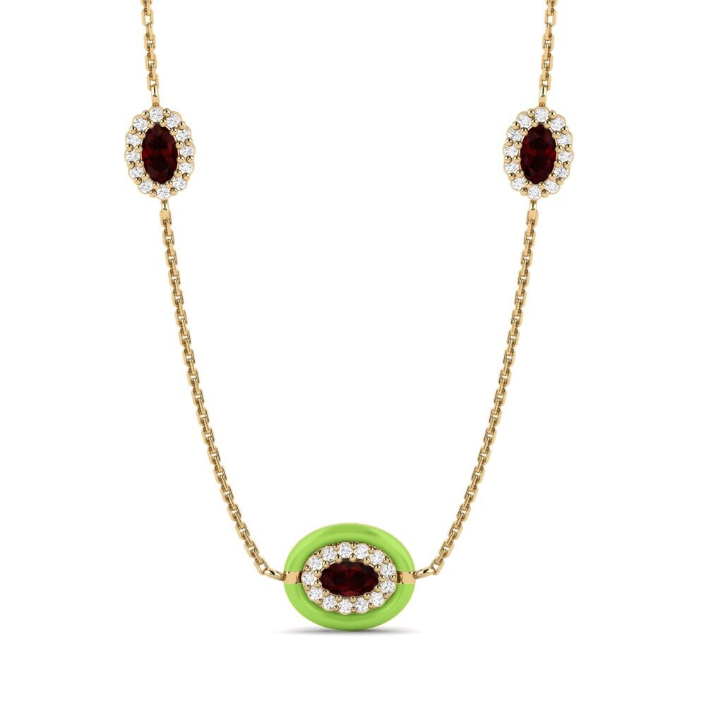Garnet Women's Necklace Manassa