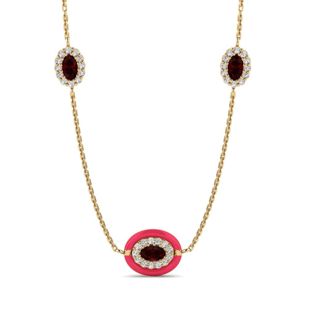 Garnet Women's Necklace Manassa