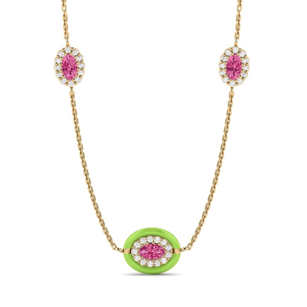 Pink Tourmaline Women's Necklace Manassa