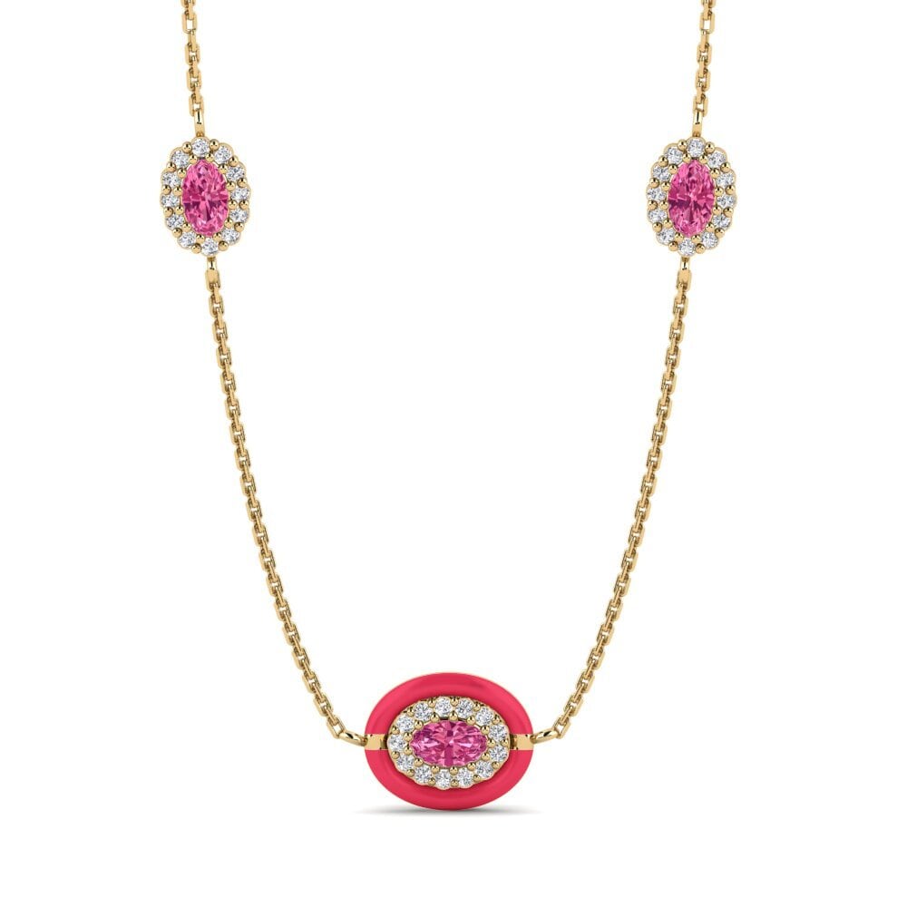 Pink Tourmaline Women's Necklace Manassa