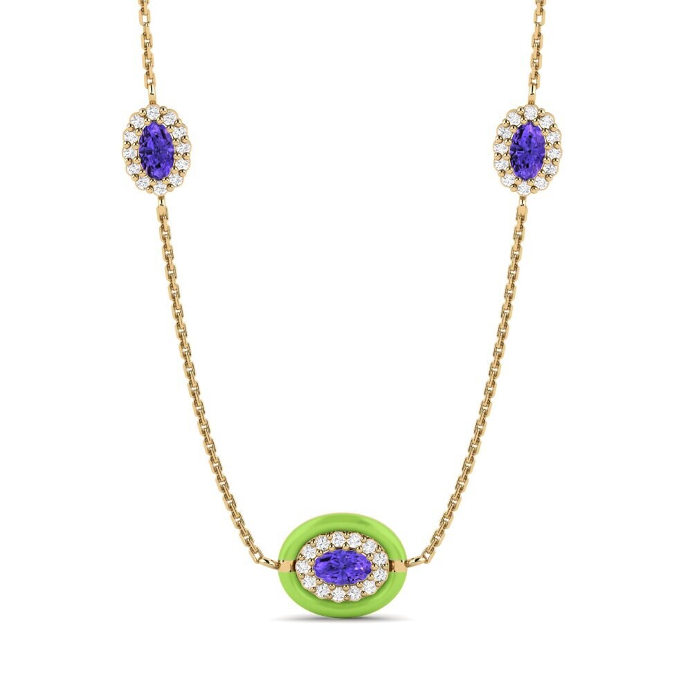 Tanzanite Women's Necklace Manassa