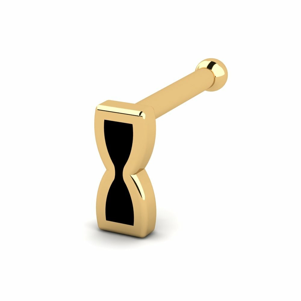 18K Geel Goud Neus Pin Mandujano