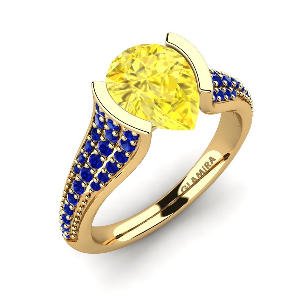 14ct Yellow Gold Engagement Ring Mangabel